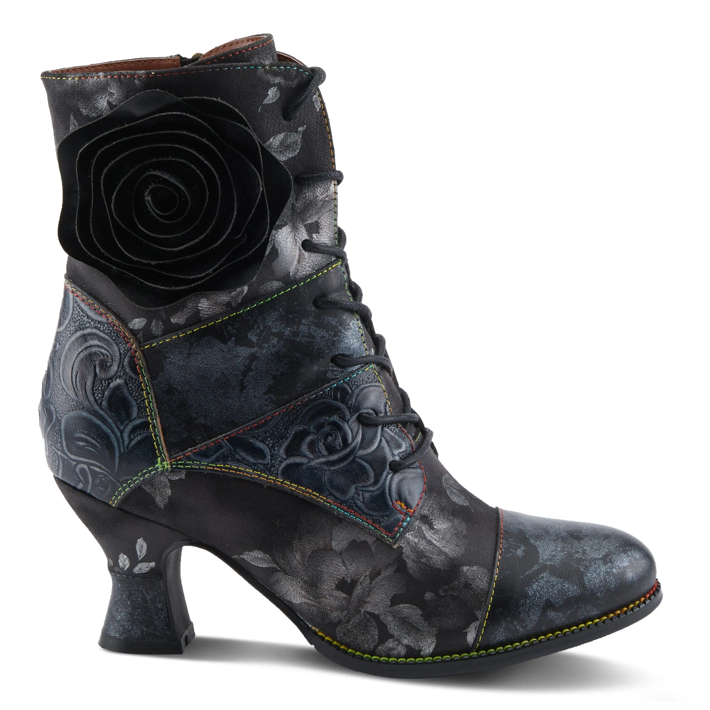 Spring Step Shoes L'Artiste Roselia Stunin Women's Floral Booties