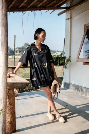 Sydney Shift Dress - Triangle Print