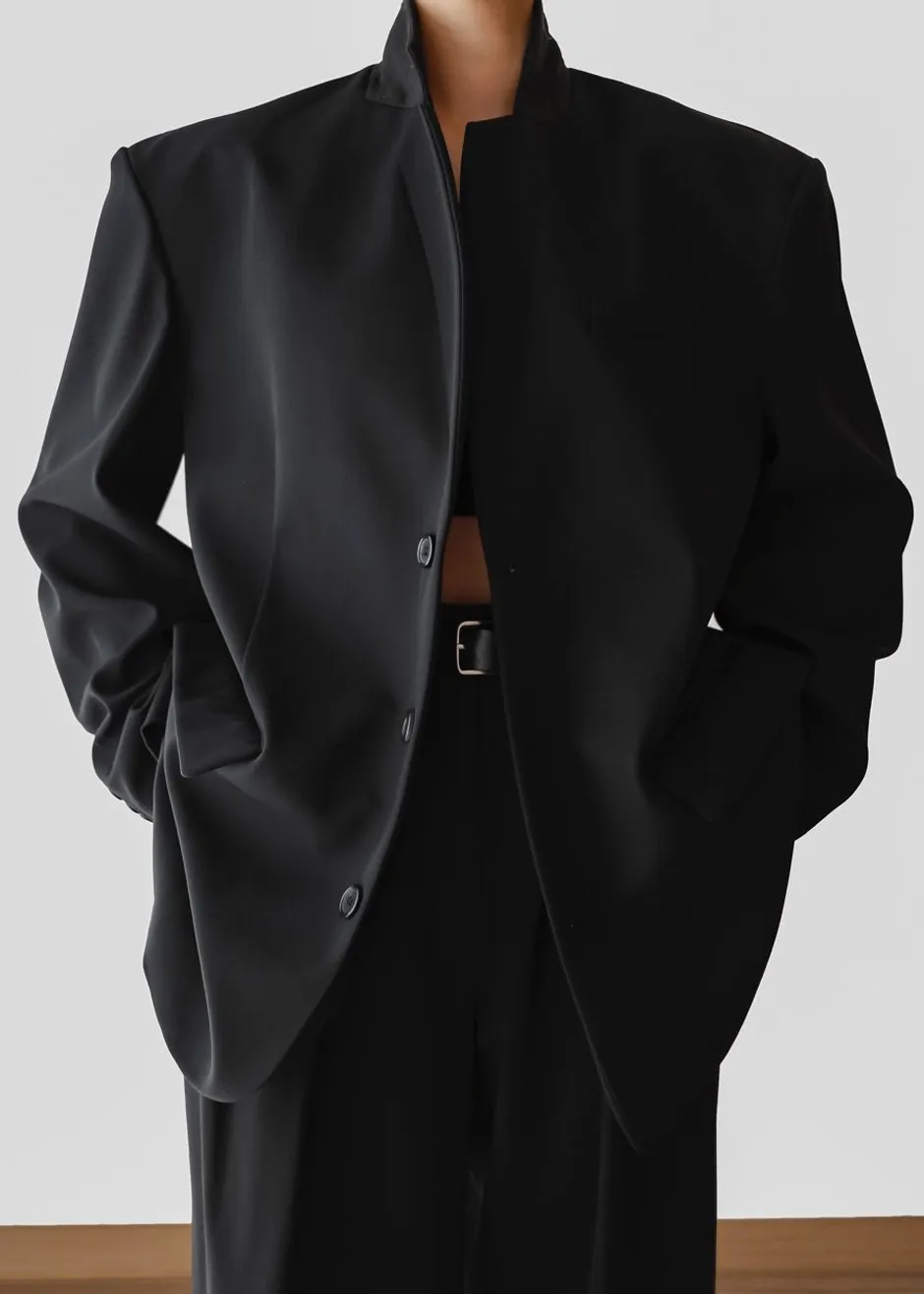 Tansy Oversized Blazer - Black