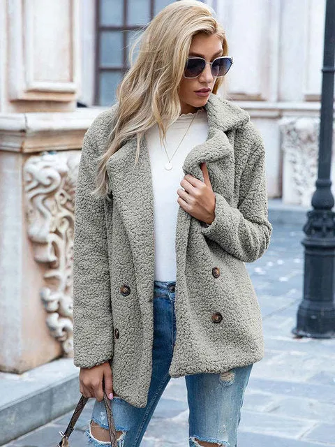 Teddy Coat Women Faux Fur Coat
