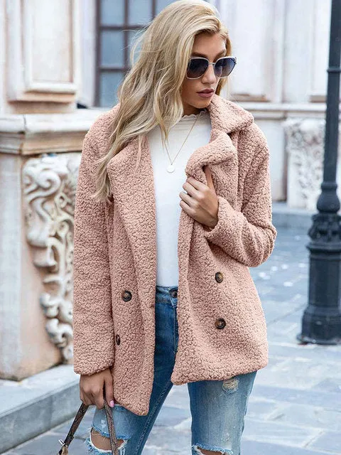 Teddy Coat Women Faux Fur Coat