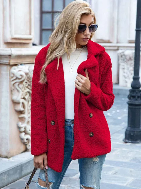 Teddy Coat Women Faux Fur Coat
