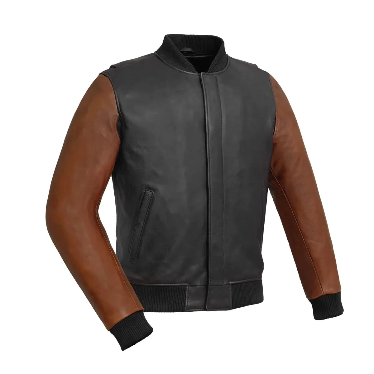 Throttle Men's Motorcycle Leather Jacket