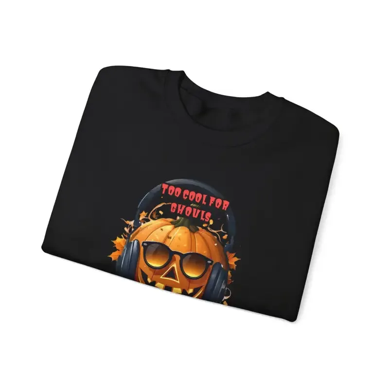 Too Cool for Ghouls Unisex Heavy Blend Crewneck