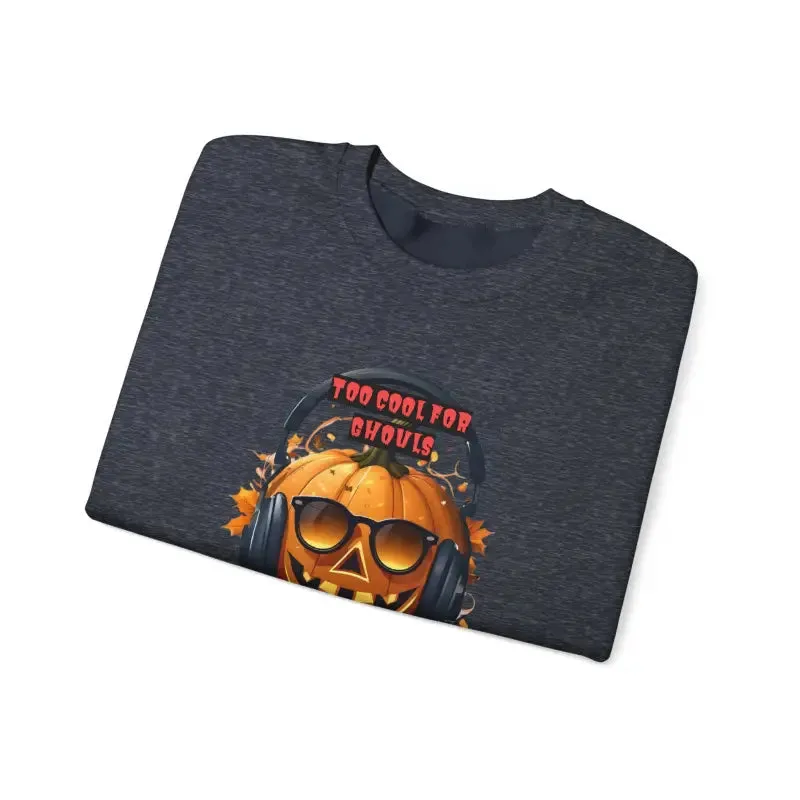 Too Cool for Ghouls Unisex Heavy Blend Crewneck
