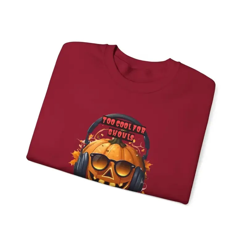 Too Cool for Ghouls Unisex Heavy Blend Crewneck