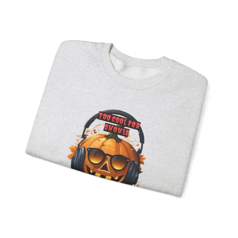 Too Cool for Ghouls Unisex Heavy Blend Crewneck