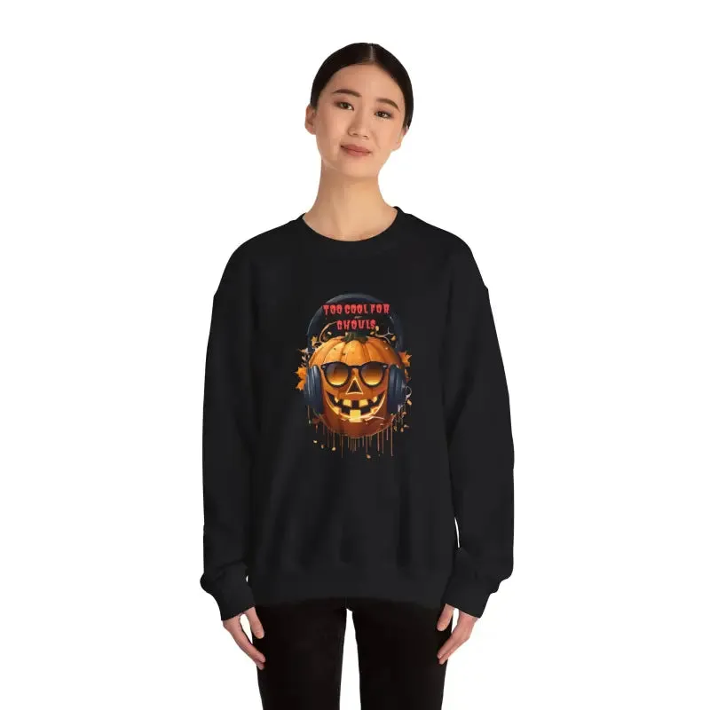 Too Cool for Ghouls Unisex Heavy Blend Crewneck