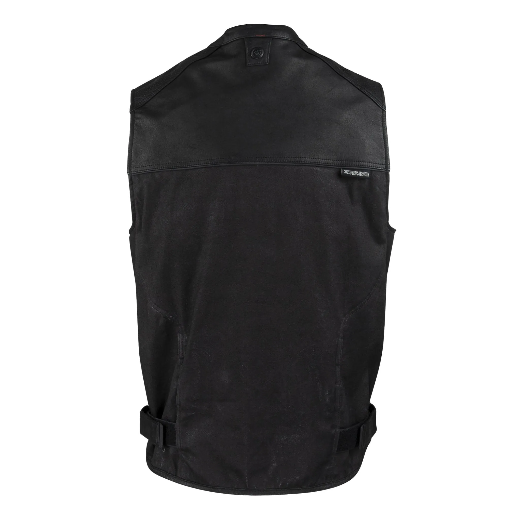 Tough As Nails™ Leather and Waxed Canvas Vest