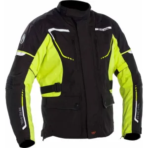 Touring Motorcycle Jacket Richa Phantom 2, Black/Yellow