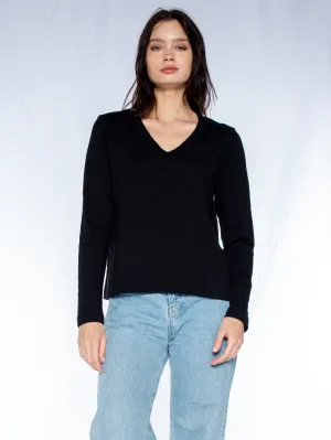 V-Neck L/S Baby Baby Fit Tee