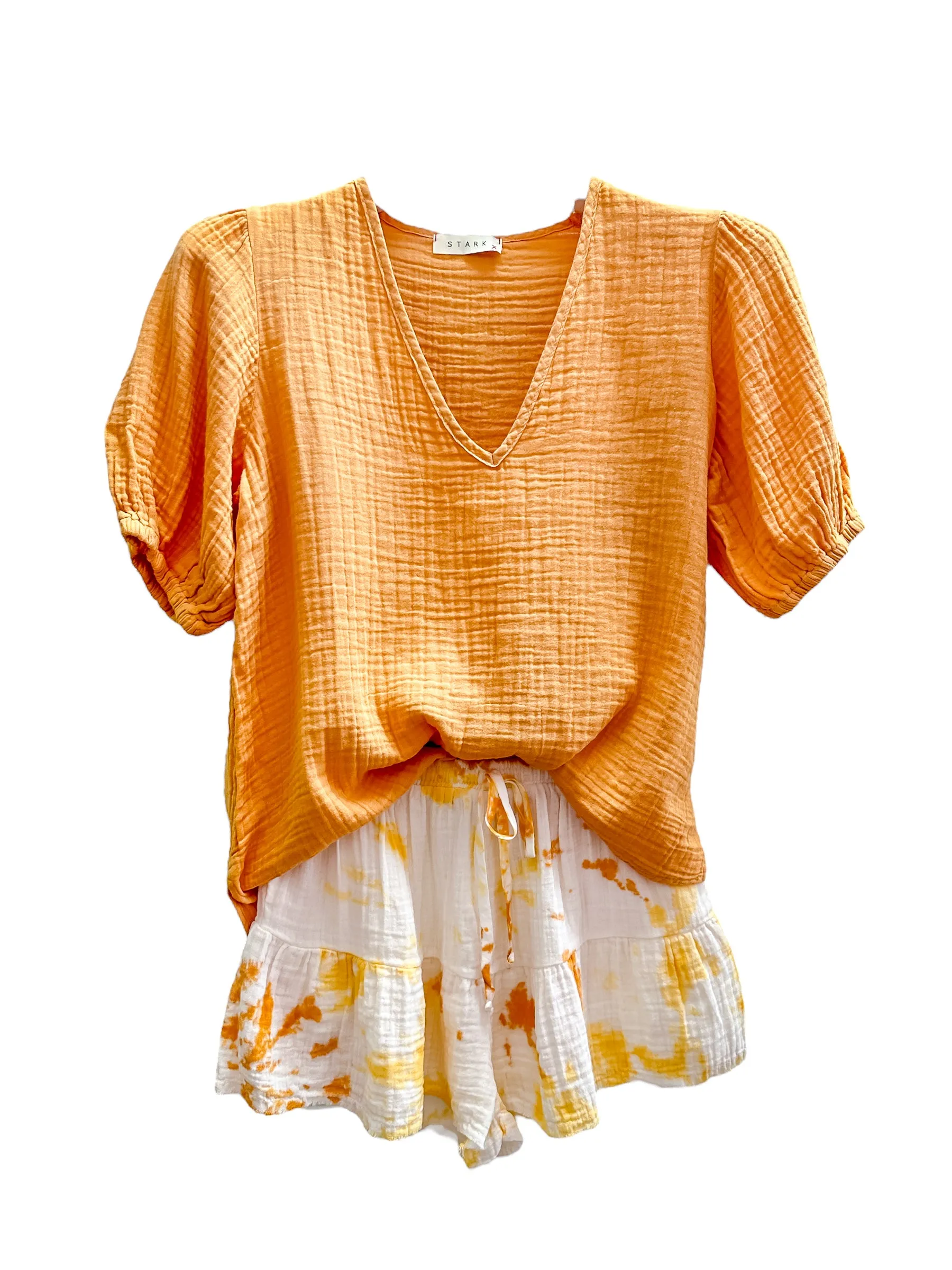V-Neck Puff Sleeve Top Final Sale