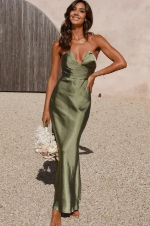 Valerie Maxi Dress - Olive