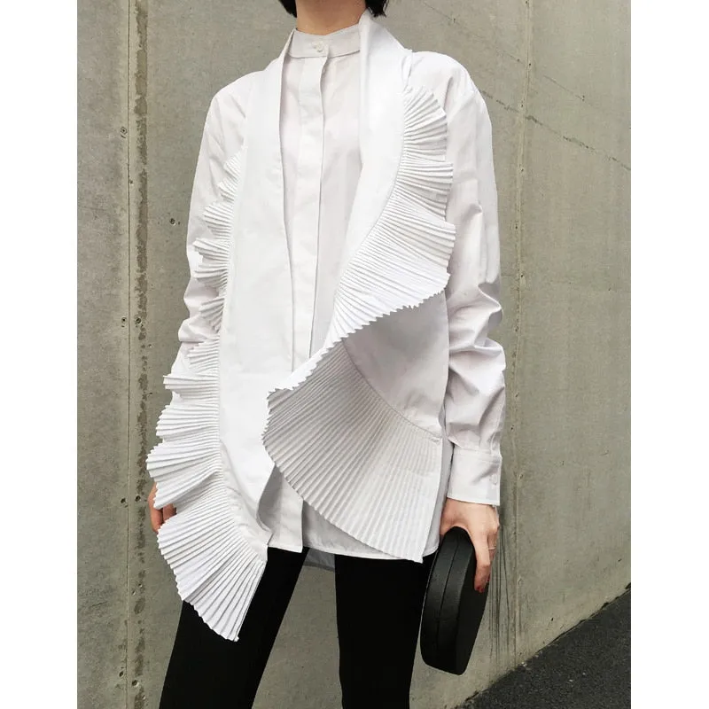 Viana Ruffle Shirt