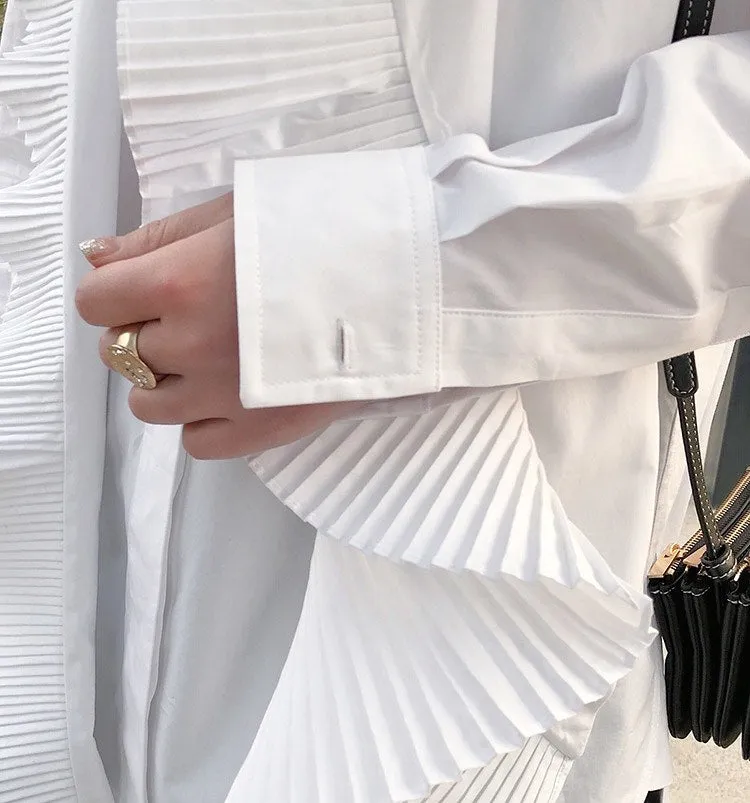 Viana Ruffle Shirt