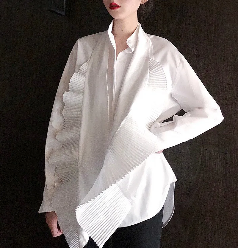 Viana Ruffle Shirt