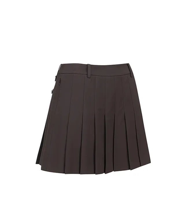 Vice Golf Atelier Women Wrap Pleat Half Pants - Brown