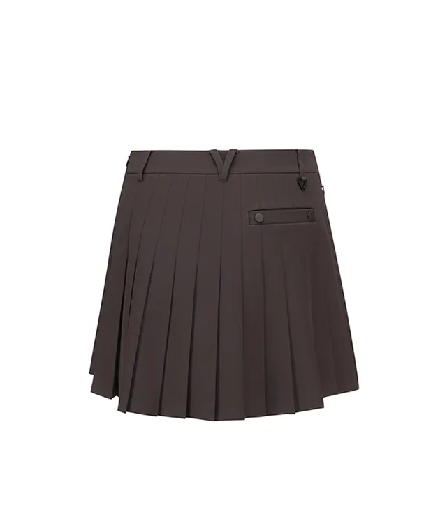 Vice Golf Atelier Women Wrap Pleat Half Pants - Brown