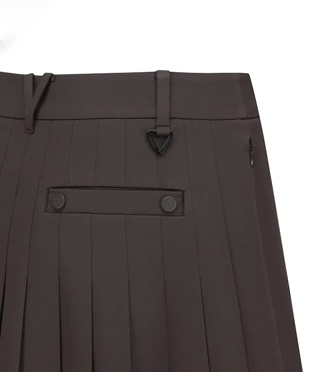 Vice Golf Atelier Women Wrap Pleat Half Pants - Brown