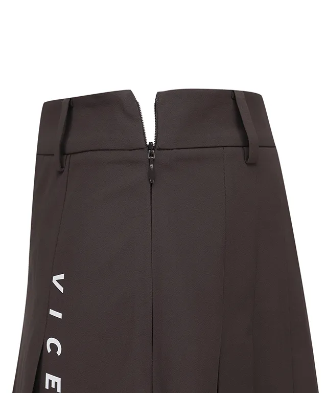 Vice Golf Atelier Women Wrap Pleat Half Pants - Brown