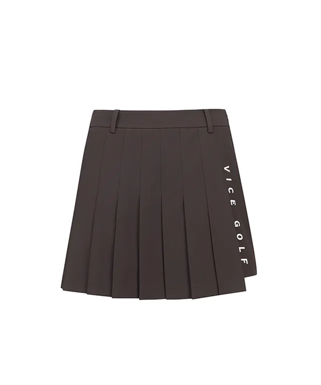 Vice Golf Atelier Women Wrap Pleat Half Pants - Brown
