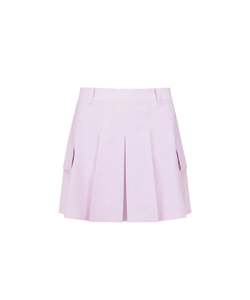 Vice Golf Atelier Women's Flap Pocket Point Pleats Skirt - 2 Colors