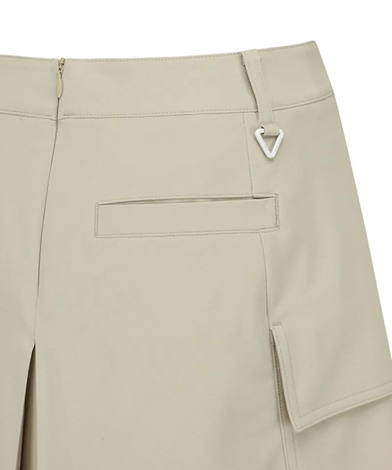 Vice Golf Atelier Women's Flap Pocket Point Pleats Skirt - 2 Colors