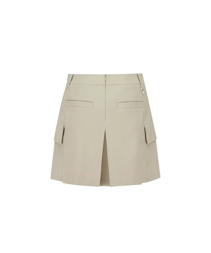 Vice Golf Atelier Women's Flap Pocket Point Pleats Skirt - 2 Colors