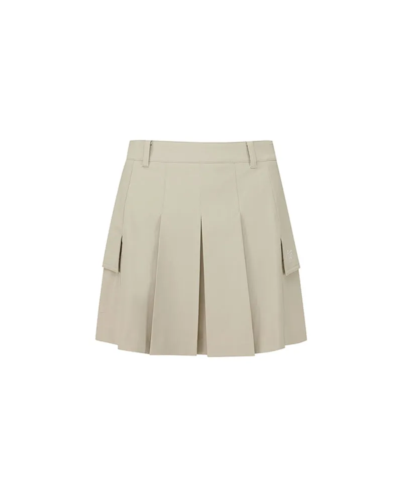 Vice Golf Atelier Women's Flap Pocket Point Pleats Skirt - 2 Colors