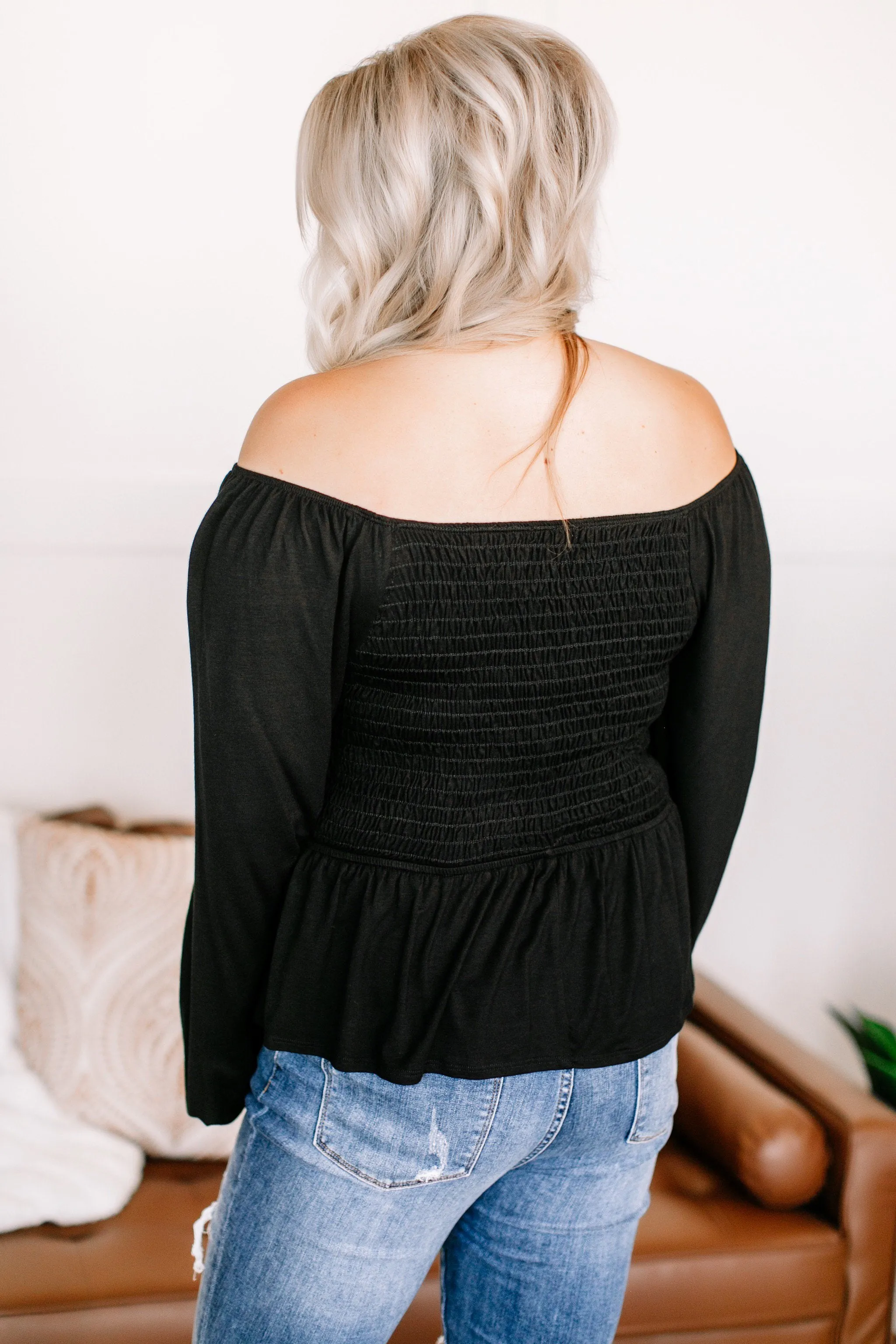 Watch Your Every Move Top In Black