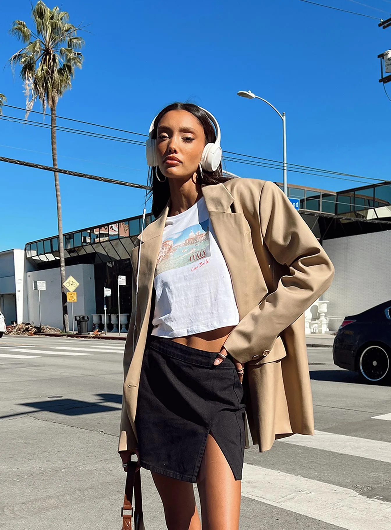Welcome to the Jungle Blazer Beige