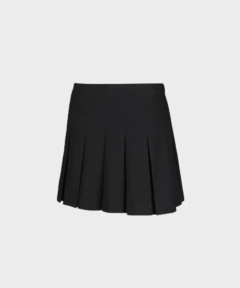 WideAngle: Co Basic Pleated Culotte L - Black