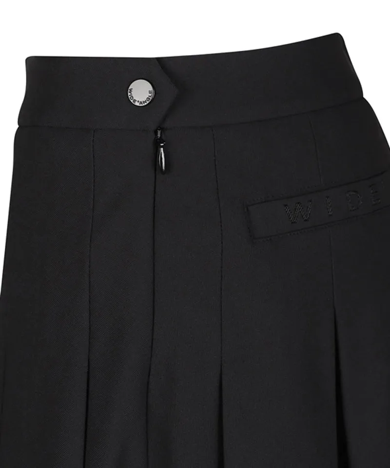 WideAngle: Co Basic Pleated Culotte L - Black