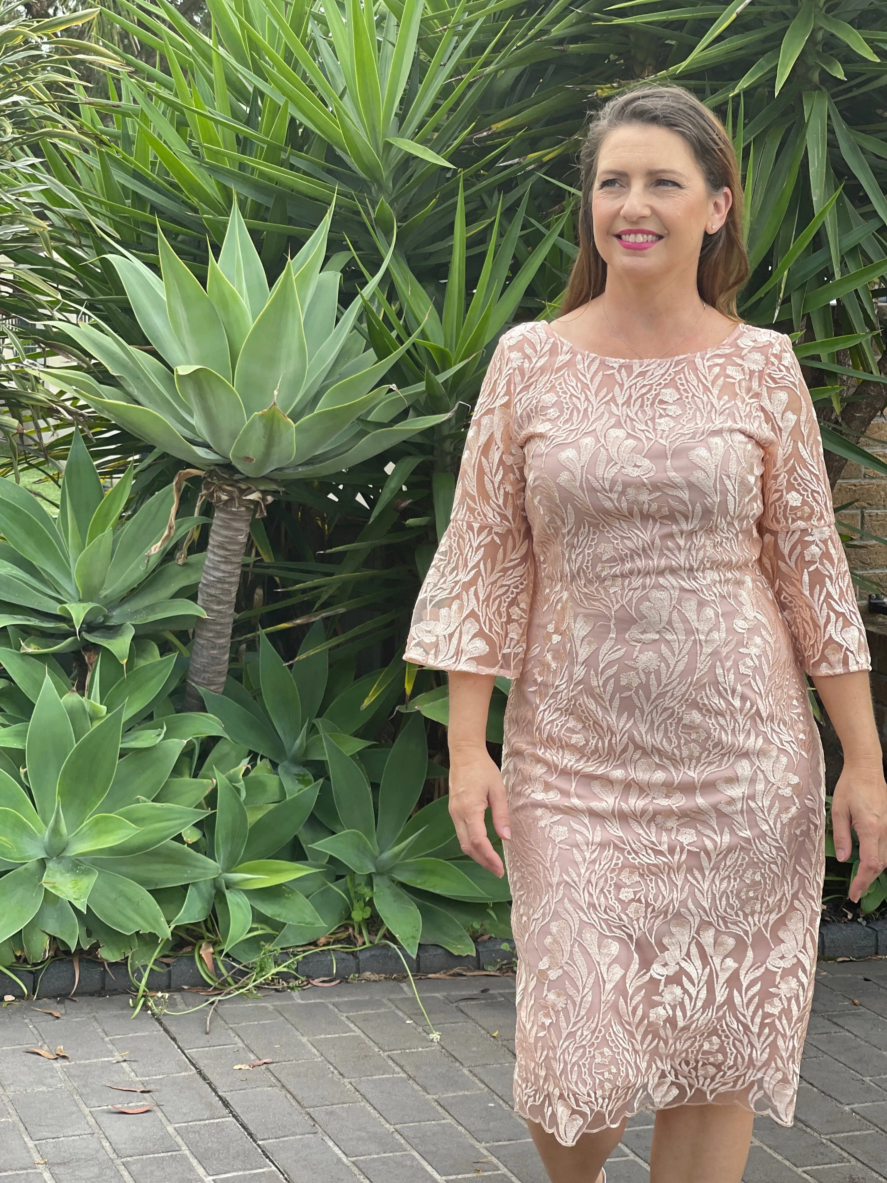 Wien Blush Evening Dress