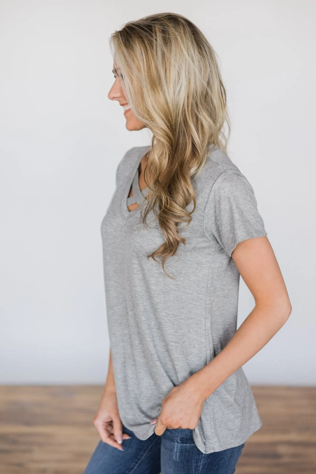 Wishful Thinking Grey Top