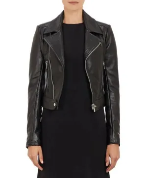 Women Real Leather Biker Fashion Jackets