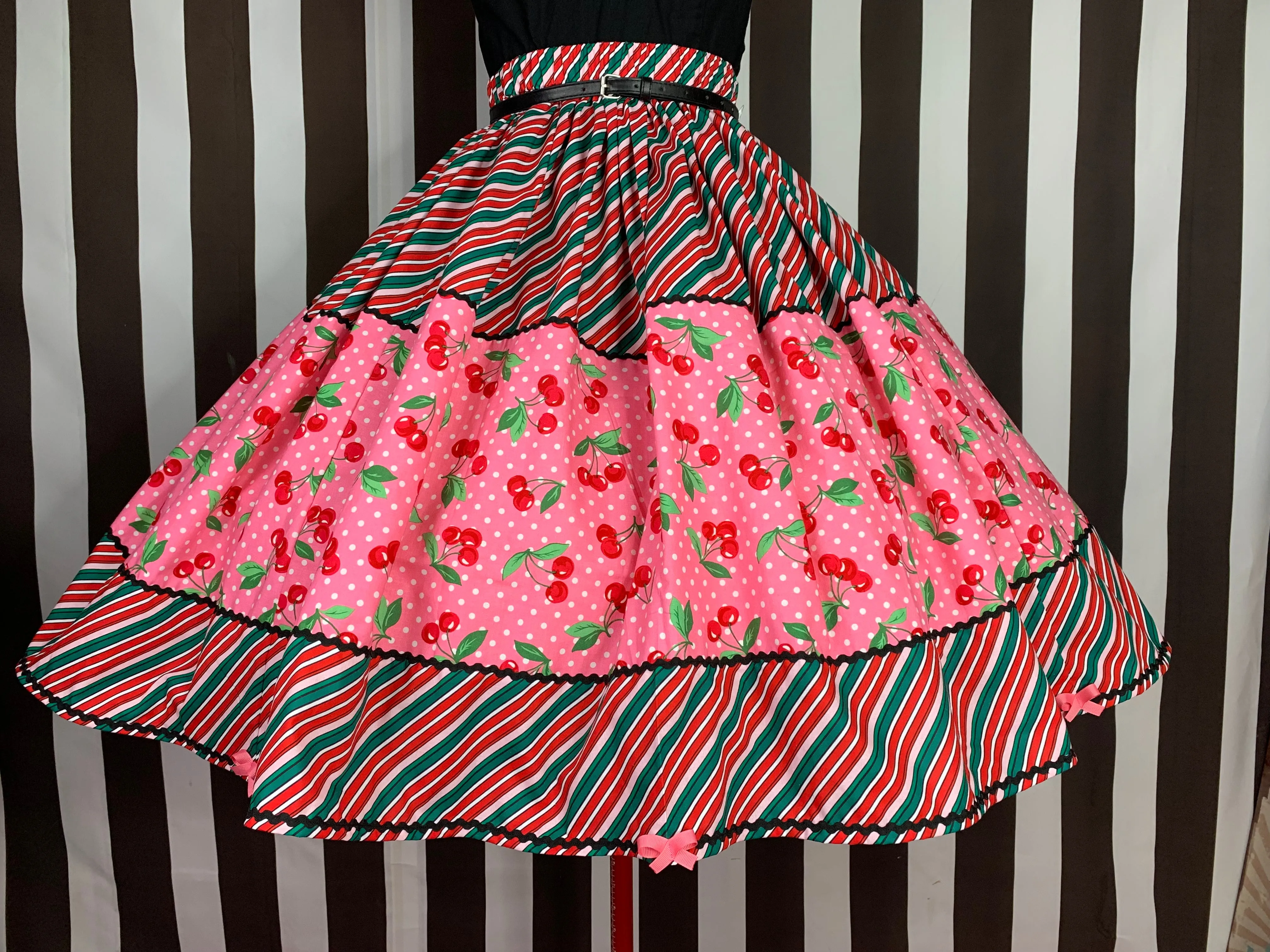 Wrapped in cherries skirt
