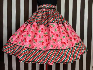 Wrapped in cherries skirt