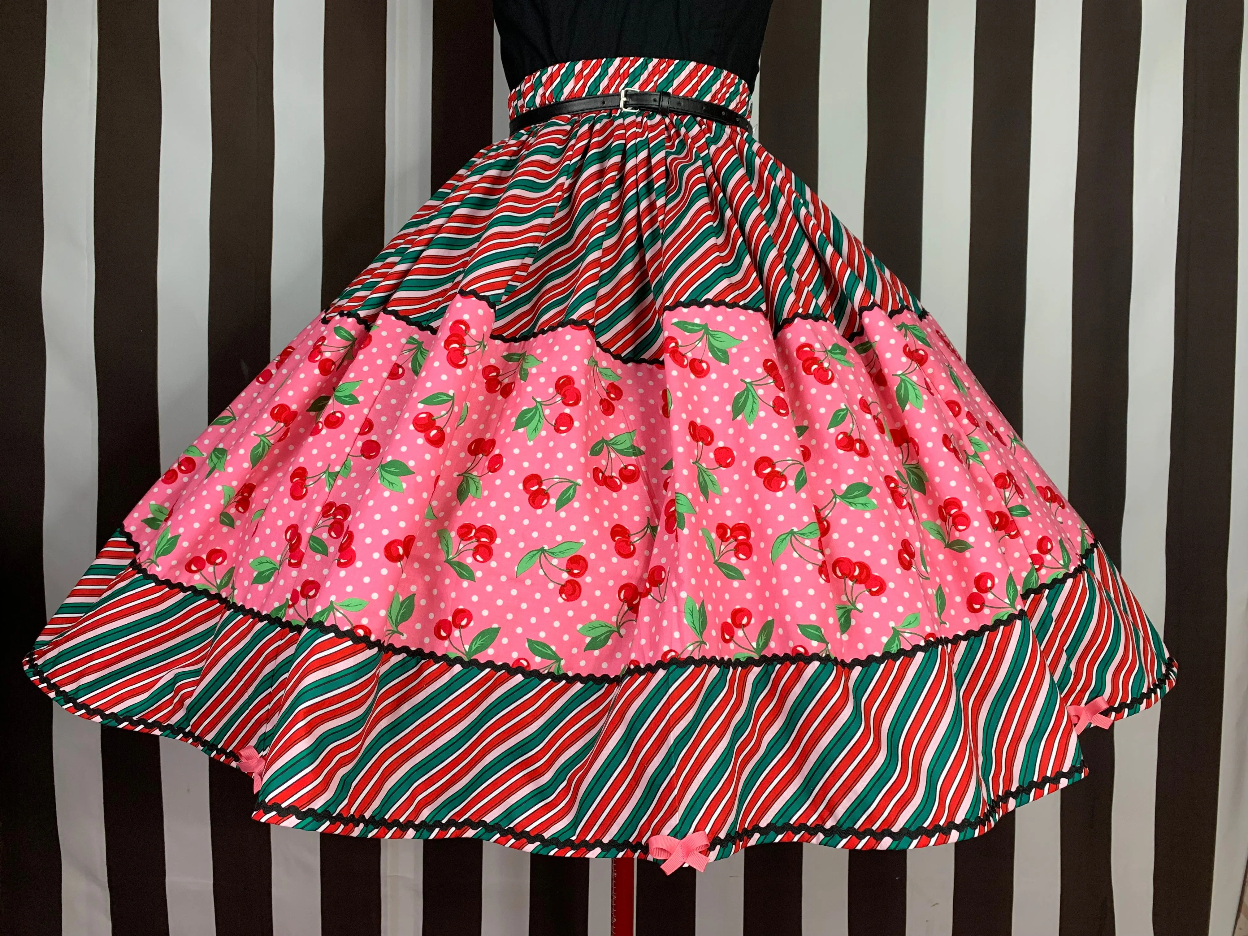 Wrapped in cherries skirt