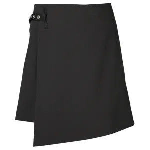 WRAPPED SKIRT / CHARCOAL