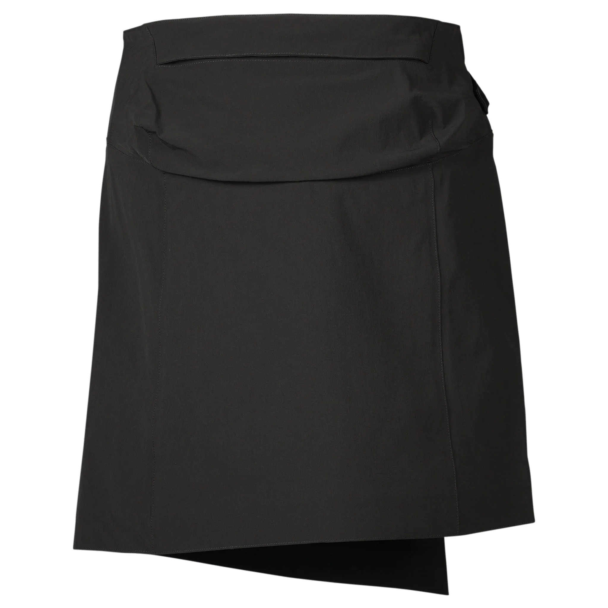 WRAPPED SKIRT / CHARCOAL
