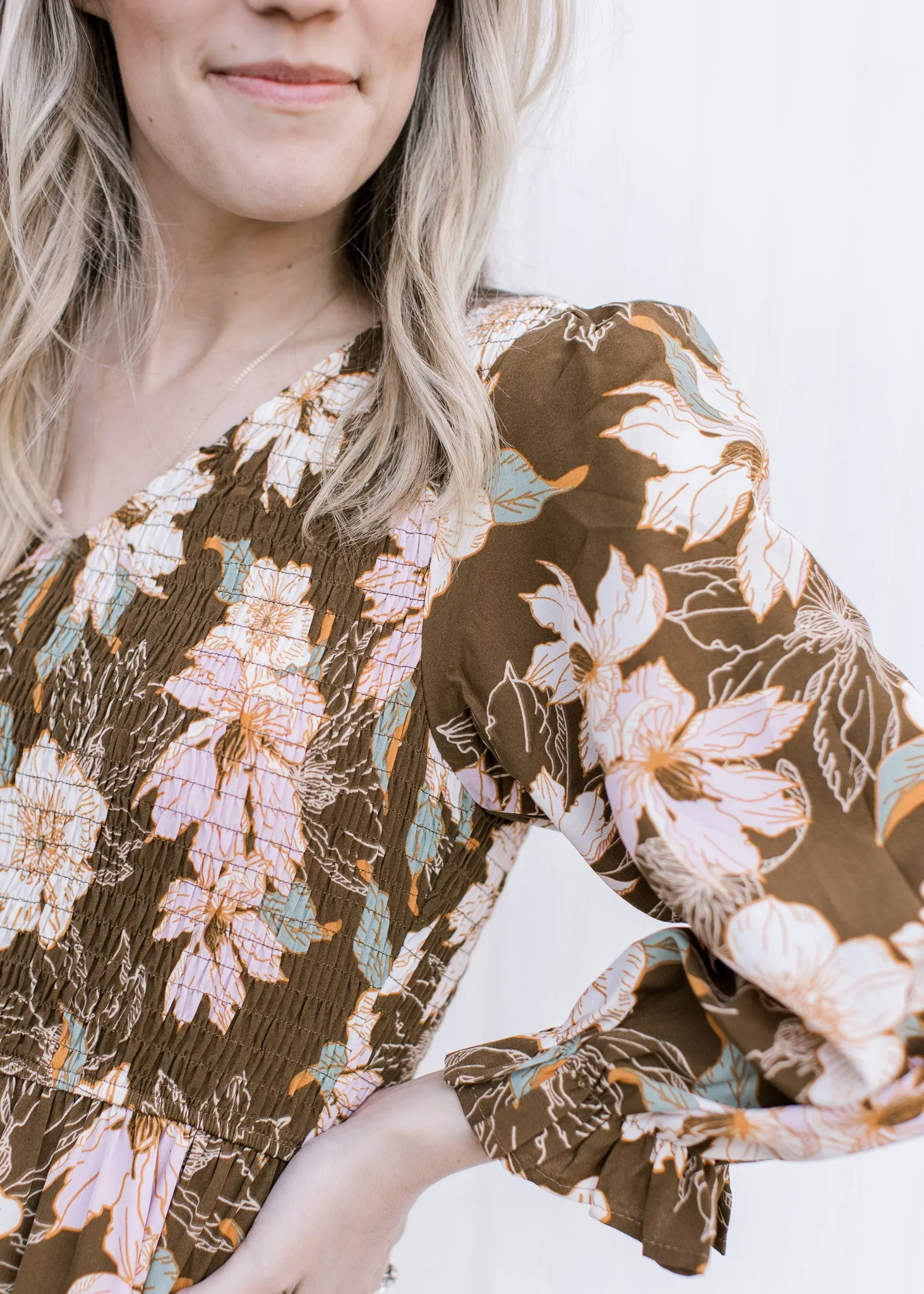 X Brenda Floral Maxi